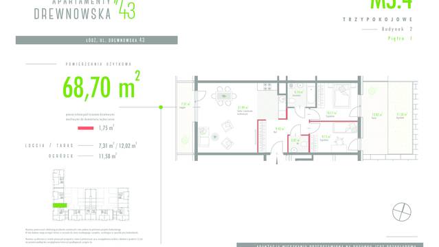 Apartamenty Drewnowska 43 II