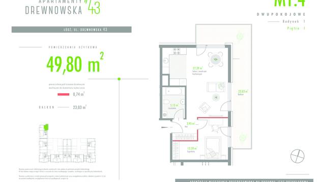 Apartamenty Drewnowska 43 II
