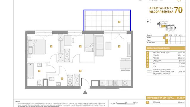 Apartamenty Włodarzewska 70