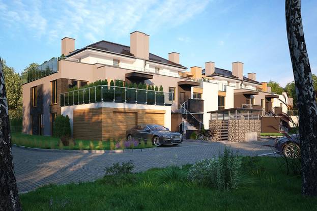 Apartamenty Cyraneczki - osiedle domów