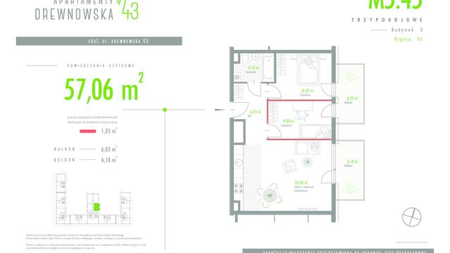 Apartamenty Drewnowska 43 II