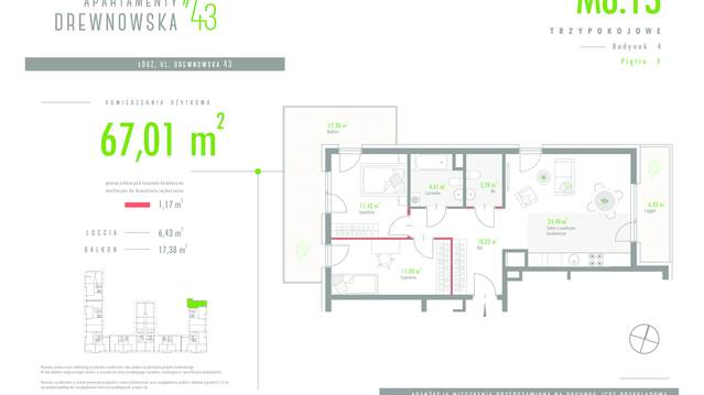 Apartamenty Drewnowska 43 II