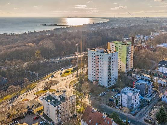 Zakątek Sopot - Zielone tarasy z widokiem na morze