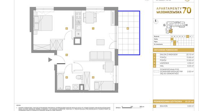 Apartamenty Włodarzewska 70