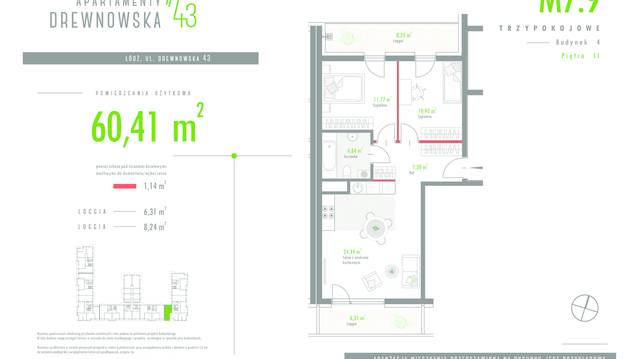 Apartamenty Drewnowska 43 II