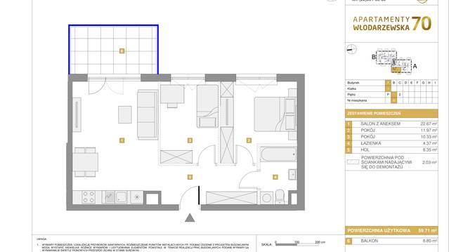Apartamenty Włodarzewska 70