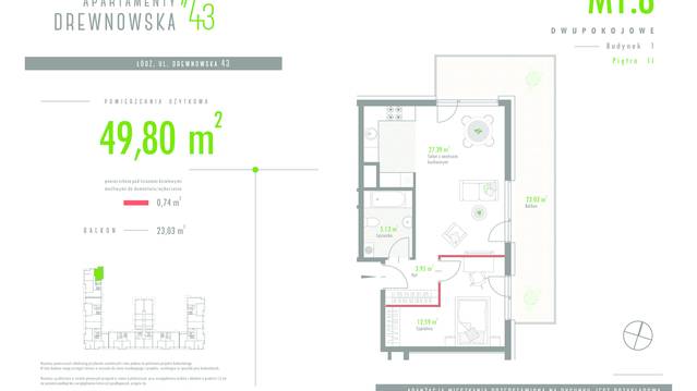 Apartamenty Drewnowska 43 II