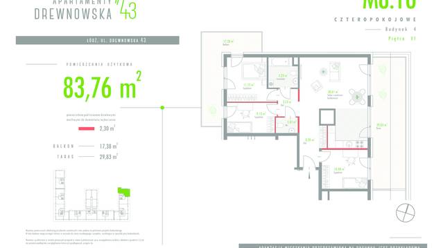 Apartamenty Drewnowska 43 II