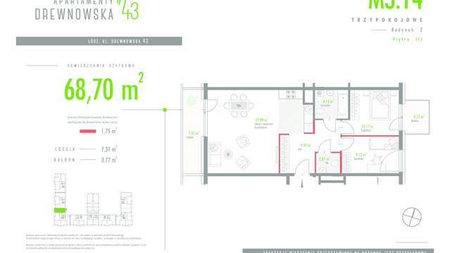 Apartamenty Drewnowska 43 II