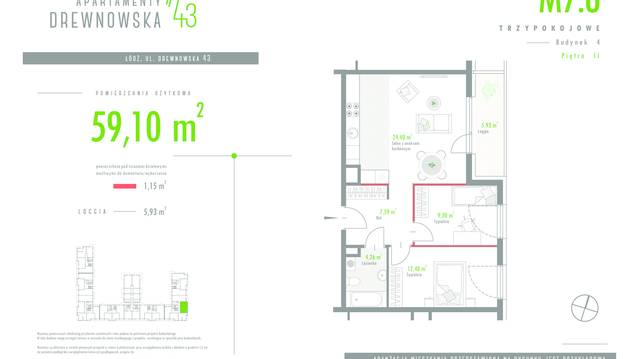Apartamenty Drewnowska 43 II
