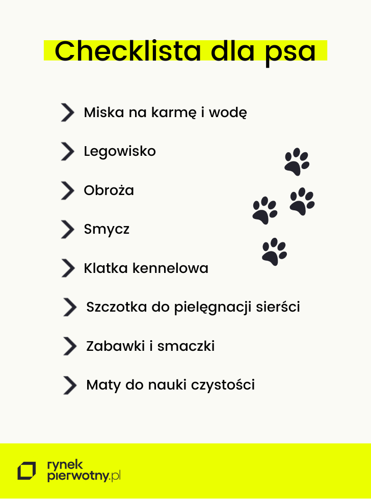Checklista dla psa