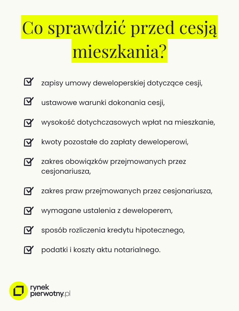 cesja mieszkania