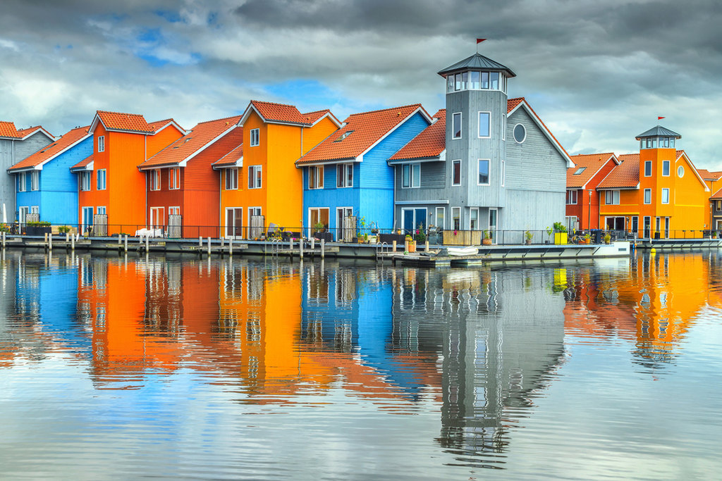 Domy na wodzie - Holandia 