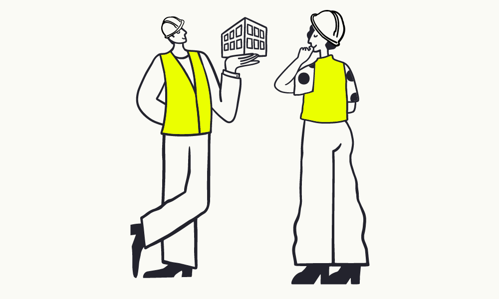 wizyta na placu budowy