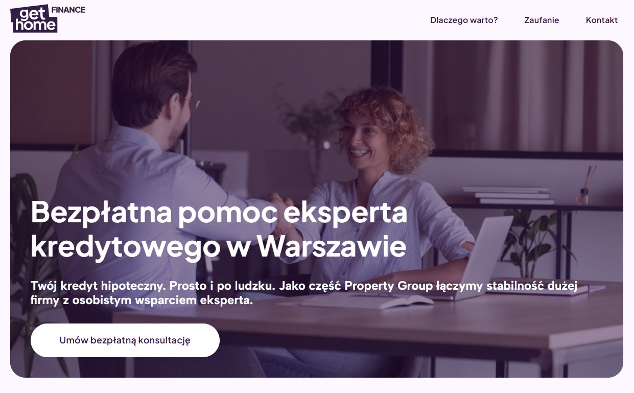 Eksperci kredytowi GetHome Finance pomogą ci w uzyskaniu kredytu