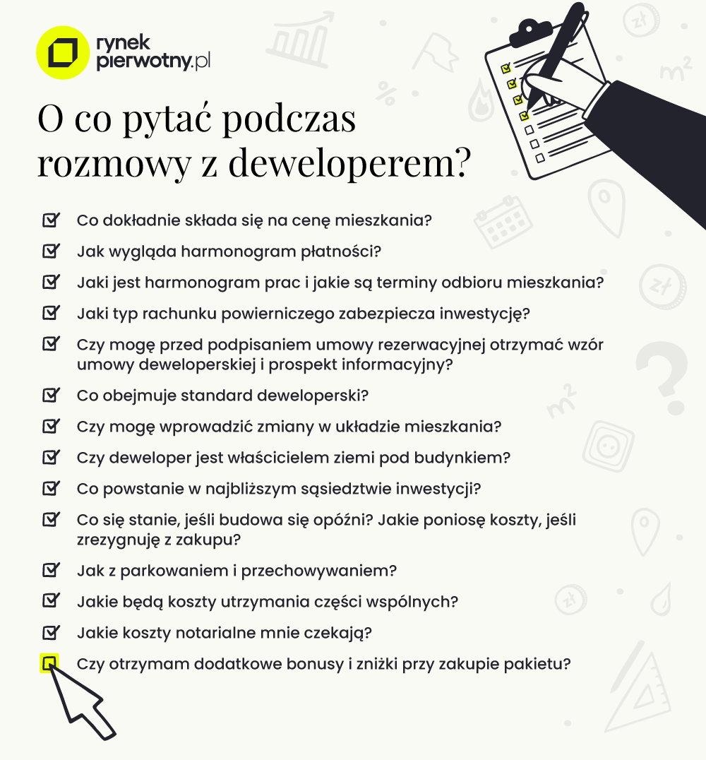 jakie pytania zadać deweloperowi