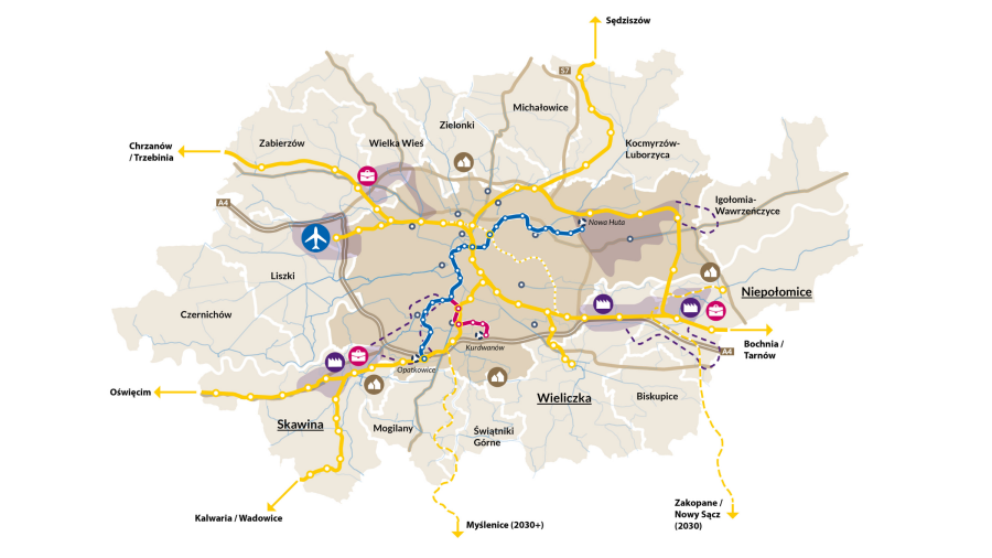 plan infrastrukturalny Krakowa