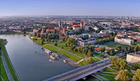 Panorama miasta Krakowa - Ranking miast 2017